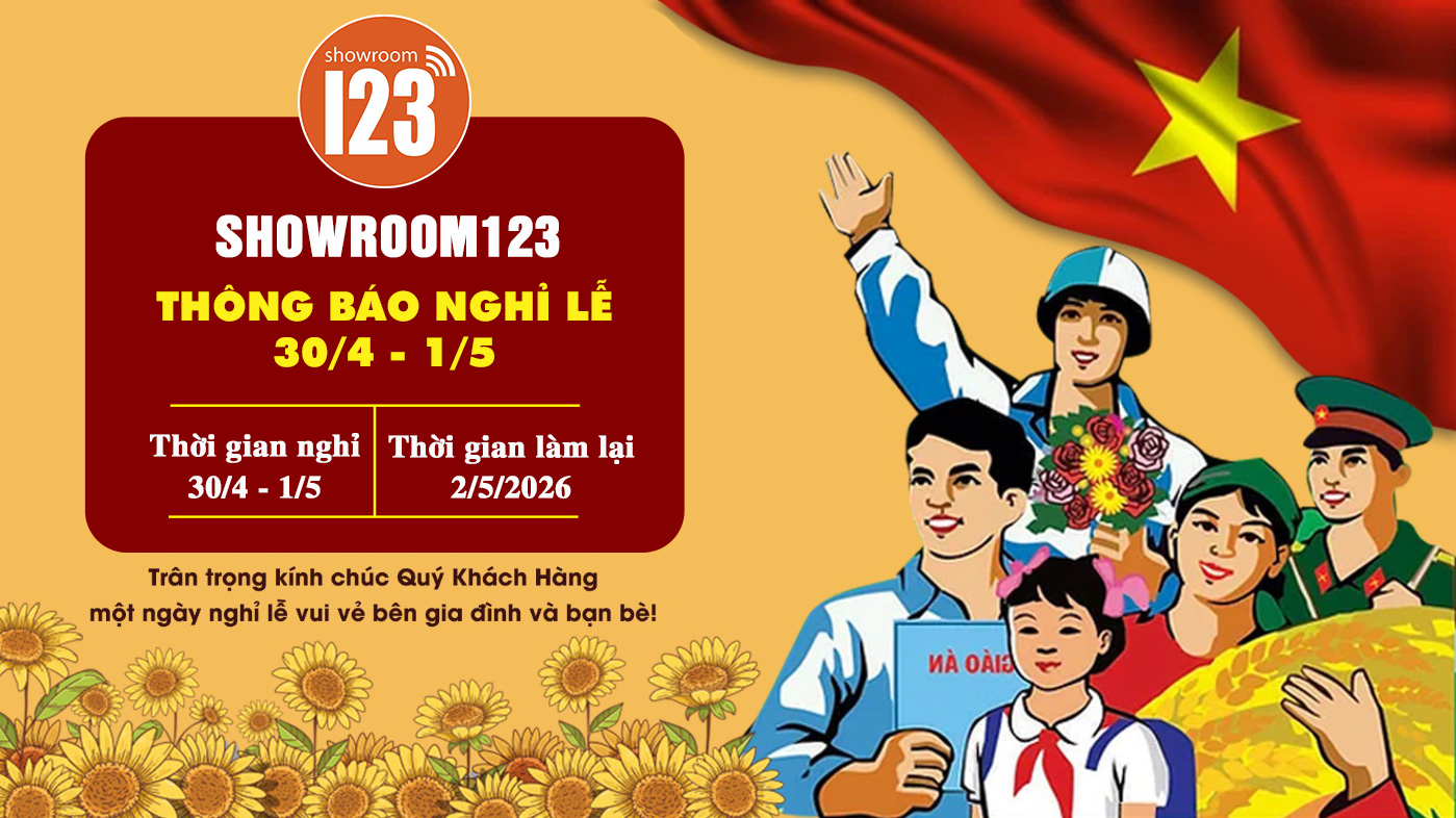 Thông Báo Nghỉ Mát <br> 2023 Showroom123