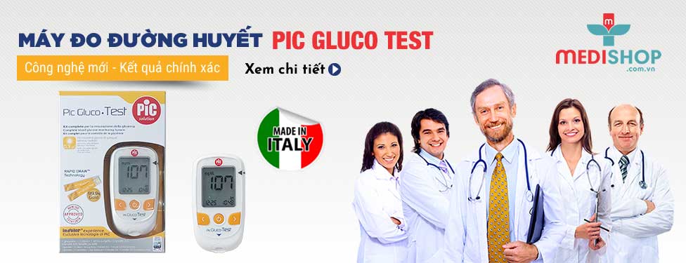 Máy đường huyết Pic Gluco Test - Italy