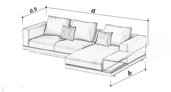 Đơn giá sofa được tính theo công thức