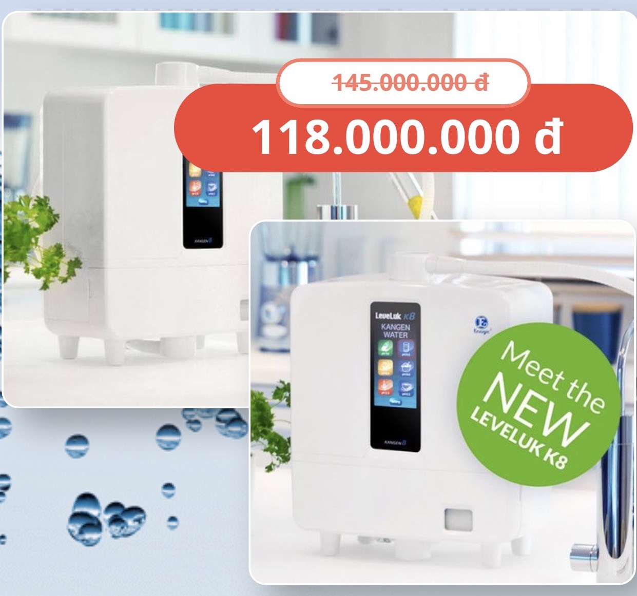 ƯU ĐÃI ĐẶC BIỆT MÁY KANGEN K8