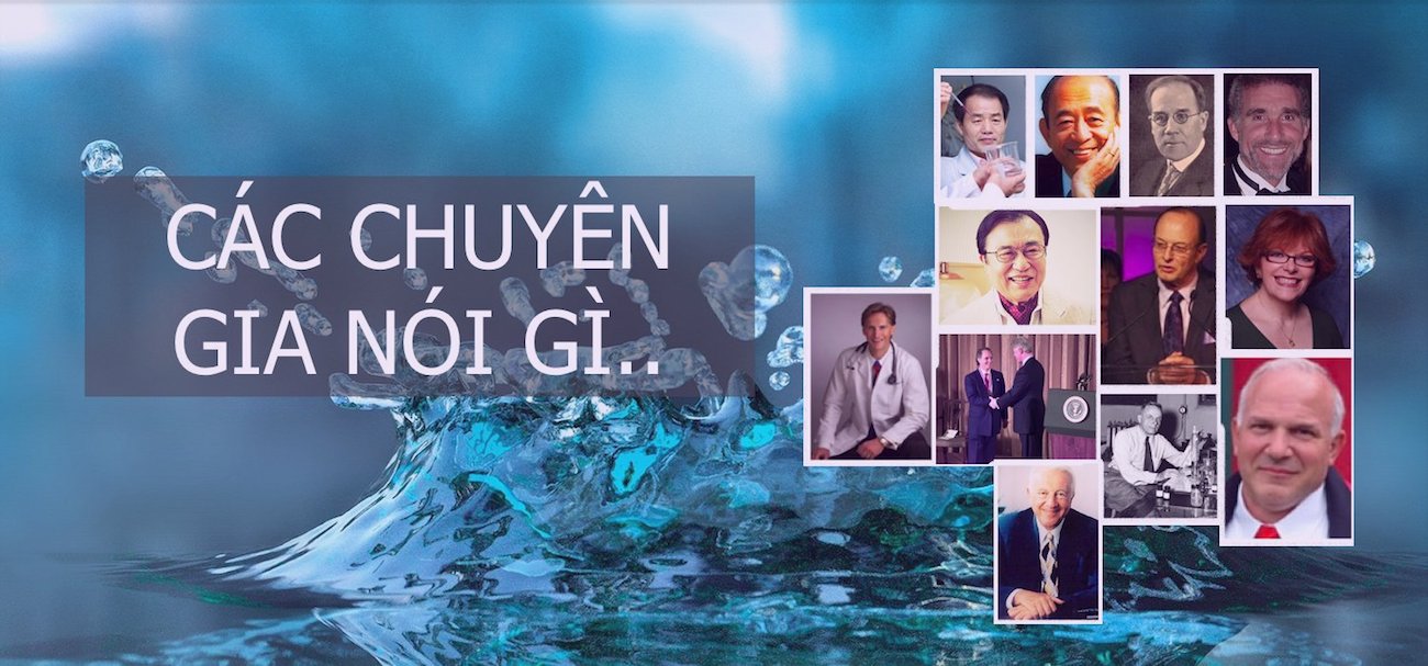 chuyên gia nói về nước ion kiềm