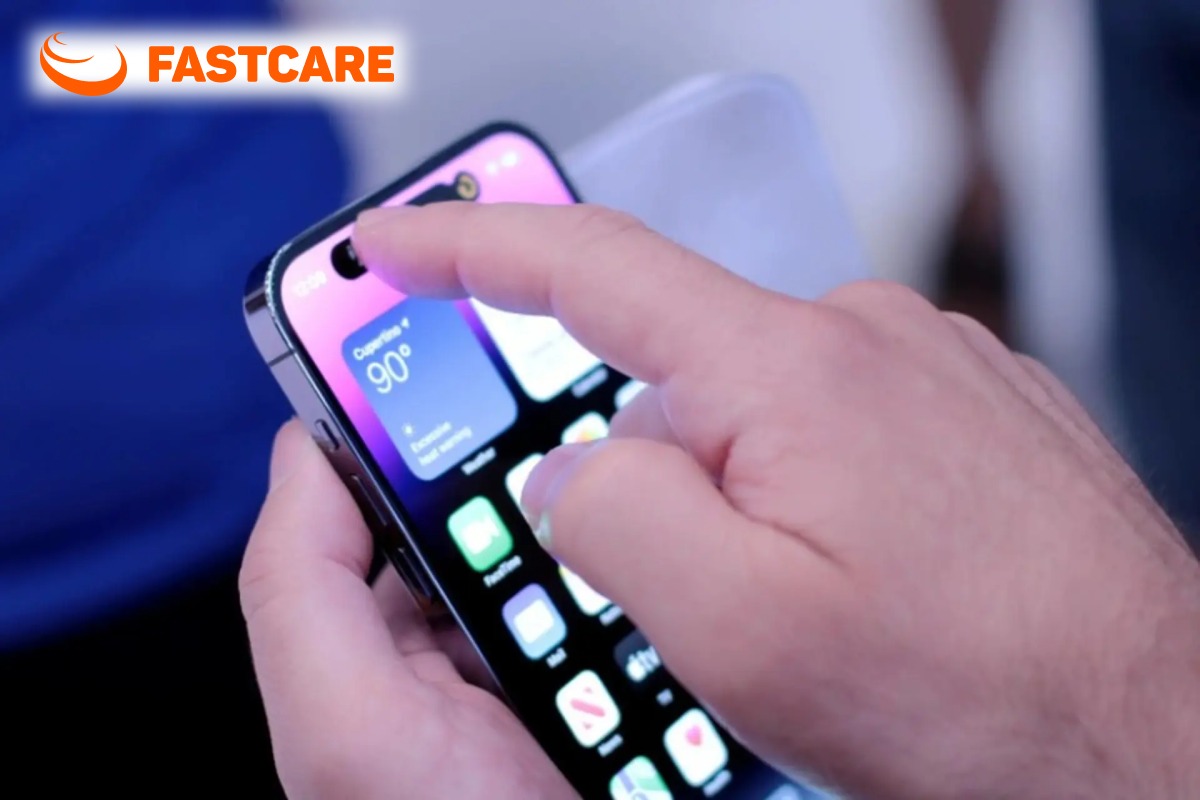 Minh họa nhận biết lỗi cảm biến tiệm cận khi gọi trên iPhone