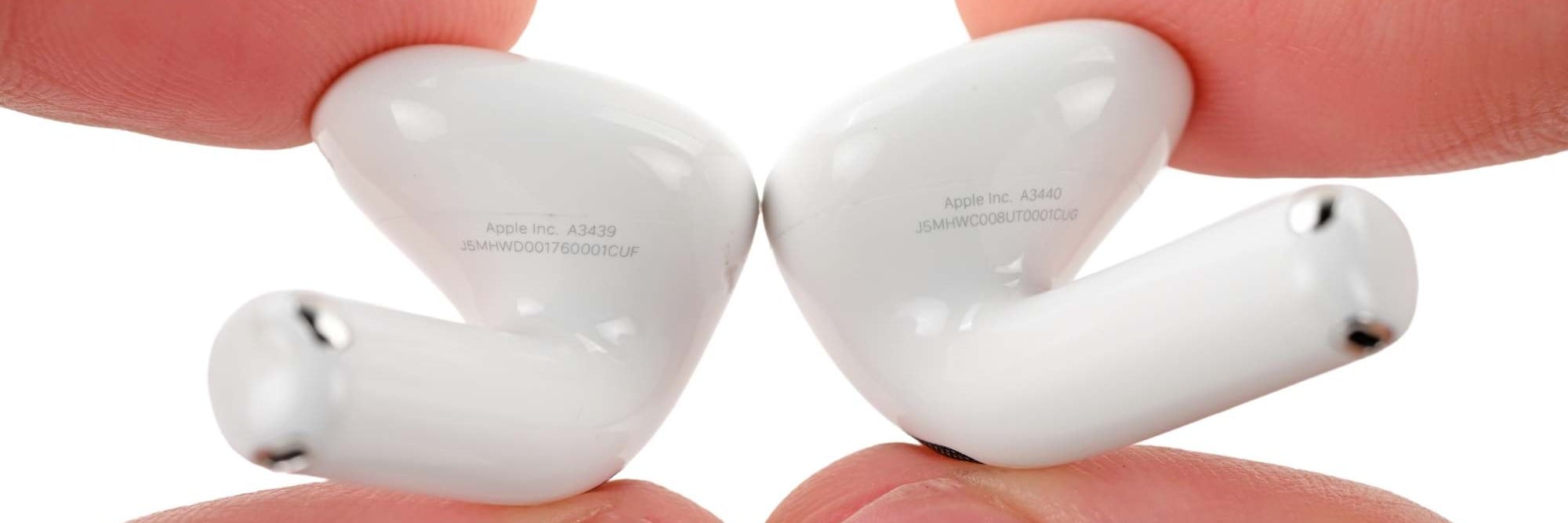 AirPods 3, tiny visible seam
