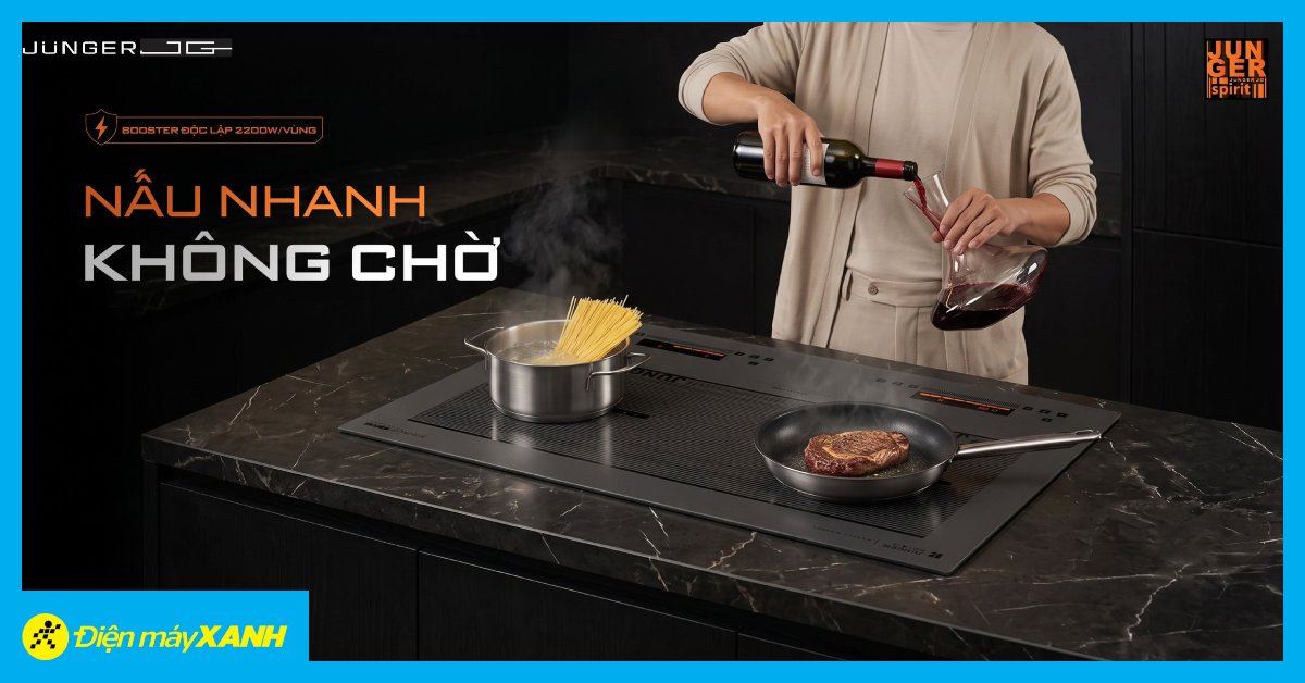 Ra Mắt Bếp Từ Đôi Junger: Định Hình Không Gian Bếp Hiện Đại
