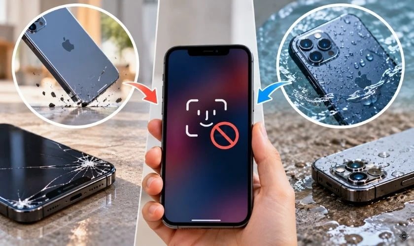 Khi nào cần sửa camera TrueDepth Face ID bị tắt?