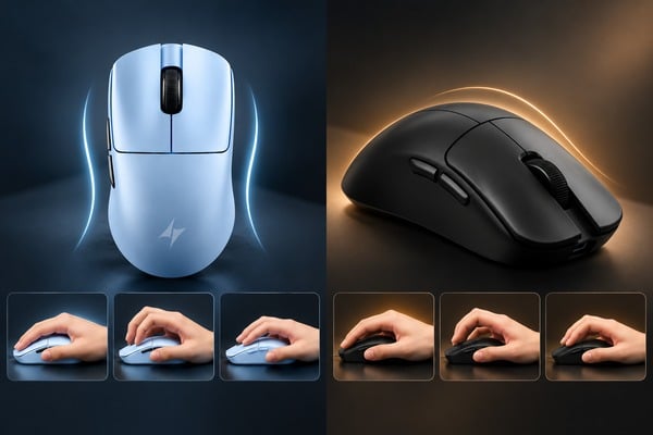 1.1. Chọn kích thước và form chuột phù hợp với tay