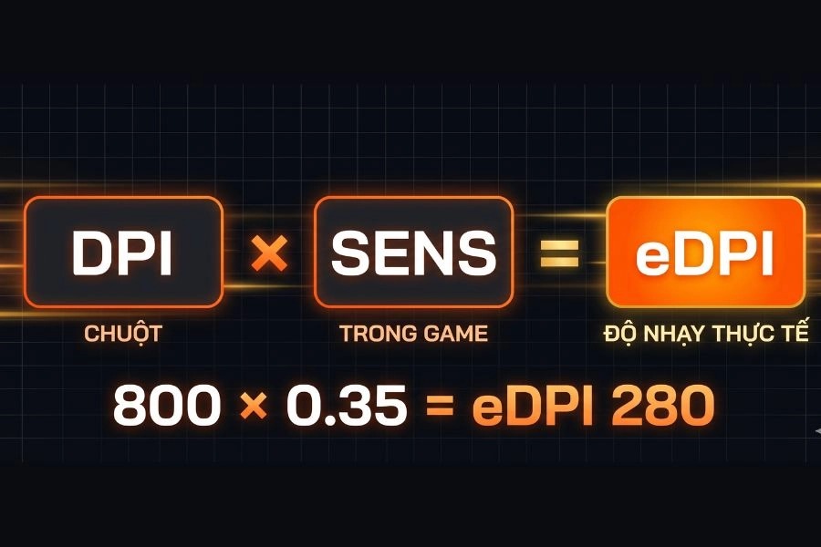 eDPI là gì trong game