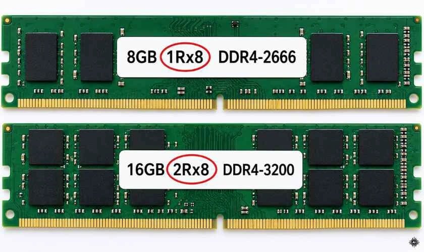 Kiểm tra ký hiệu trên tem RAM