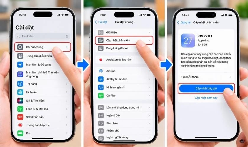 Cập nhật iOS mới