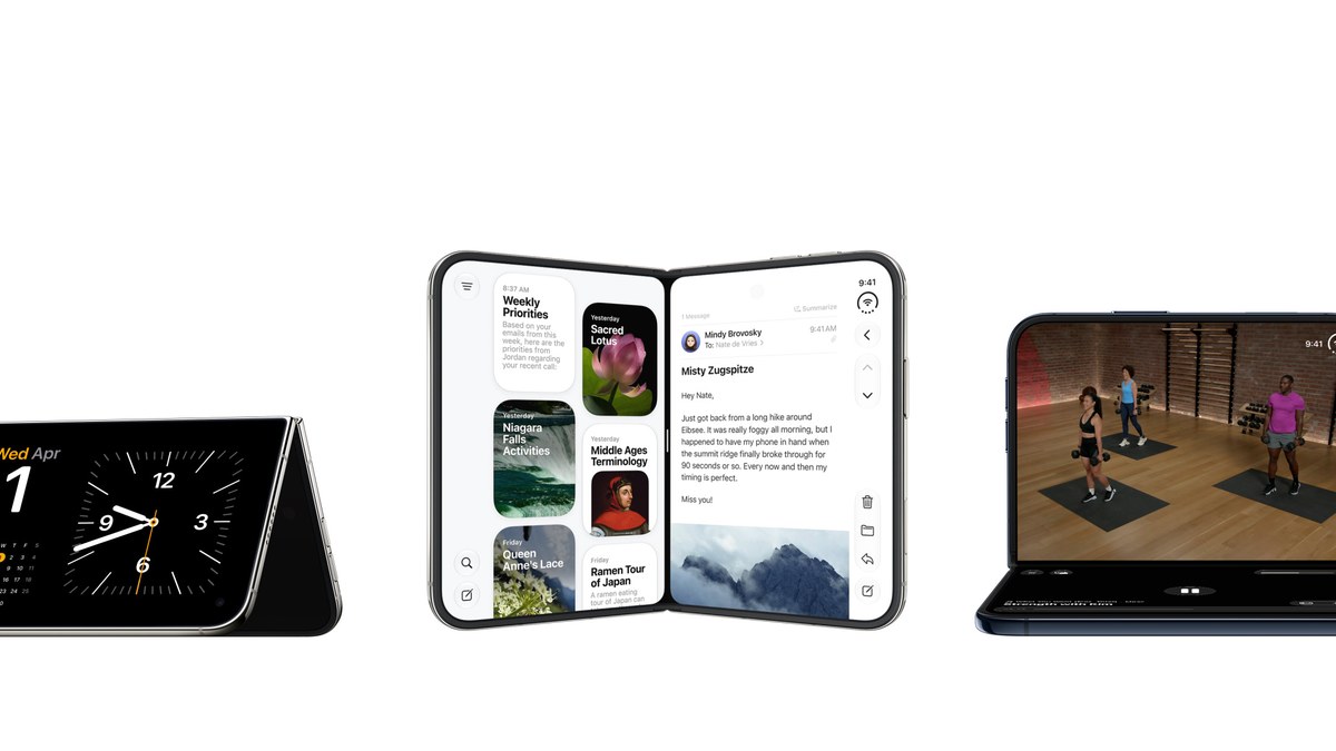 iOS 27 giúp giao diện tự động thích ứng khi gập, mở, xoay ngang hoặc lật iPhone Duo