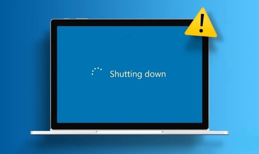 Laptop bật lên rồi tắt