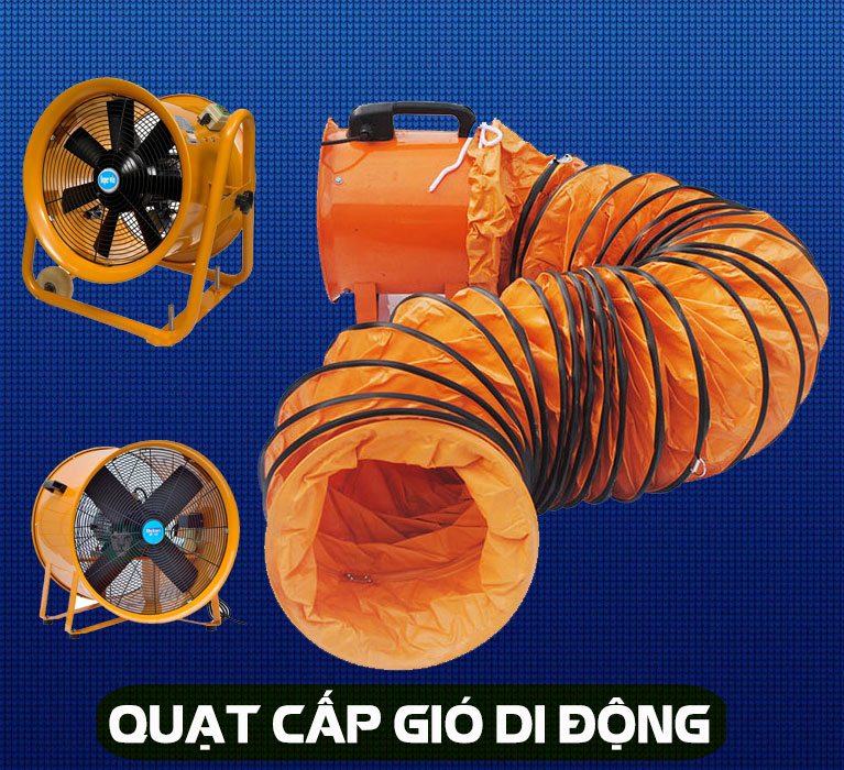 quạt cấp gió di động