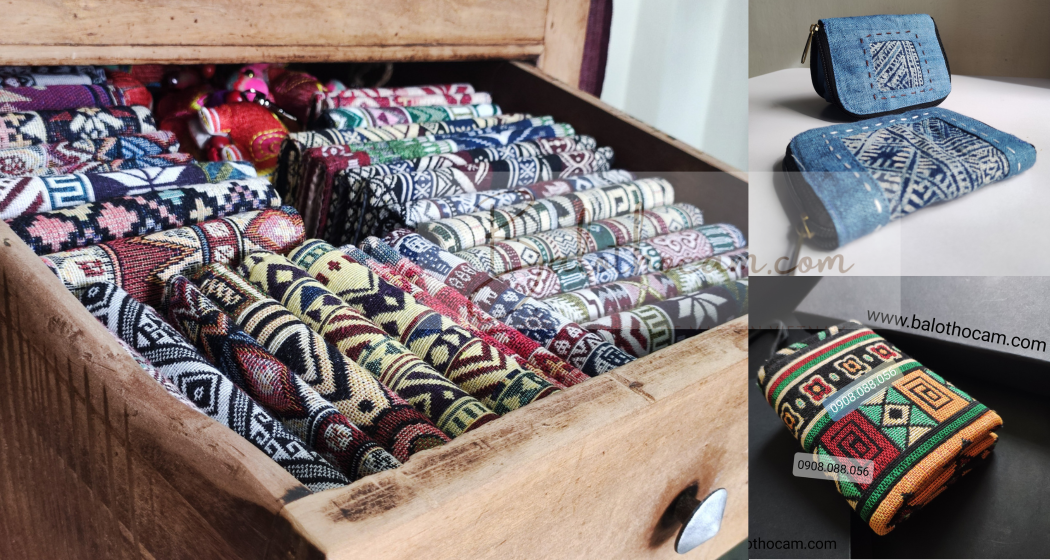 Ví thổ cẩm may mắn