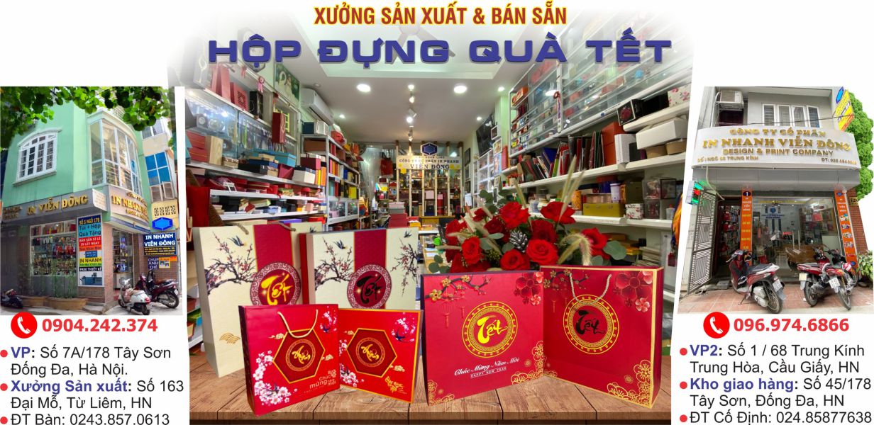 TÚI + HỘP ĐỰNG QUÀ TẾT