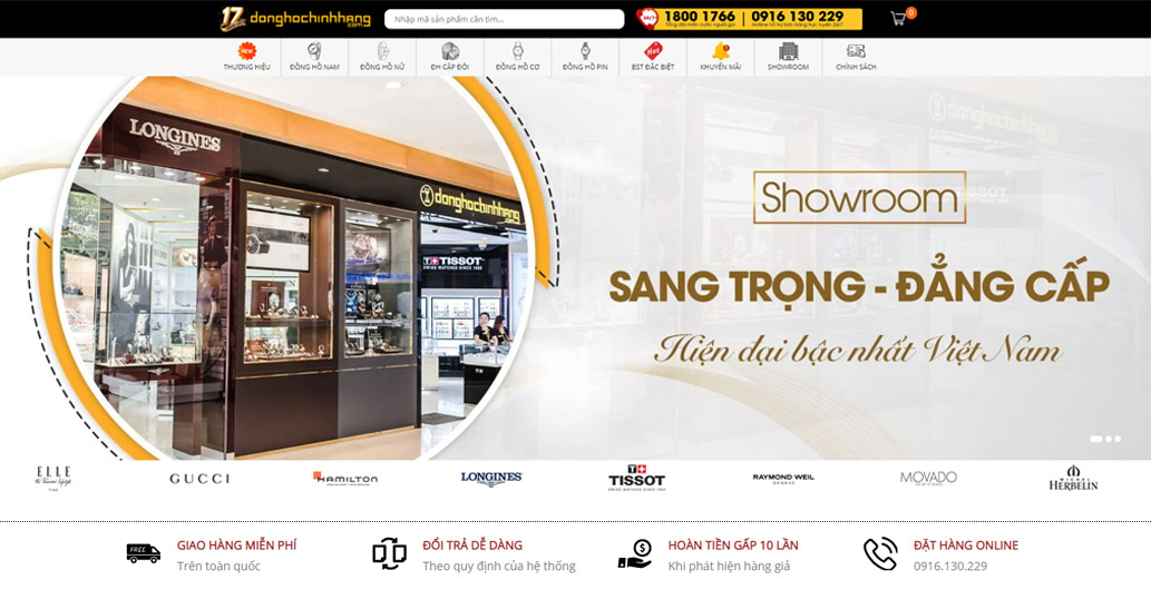Đồng hồ nữ chính hãng từ 50 đến 100 triệu