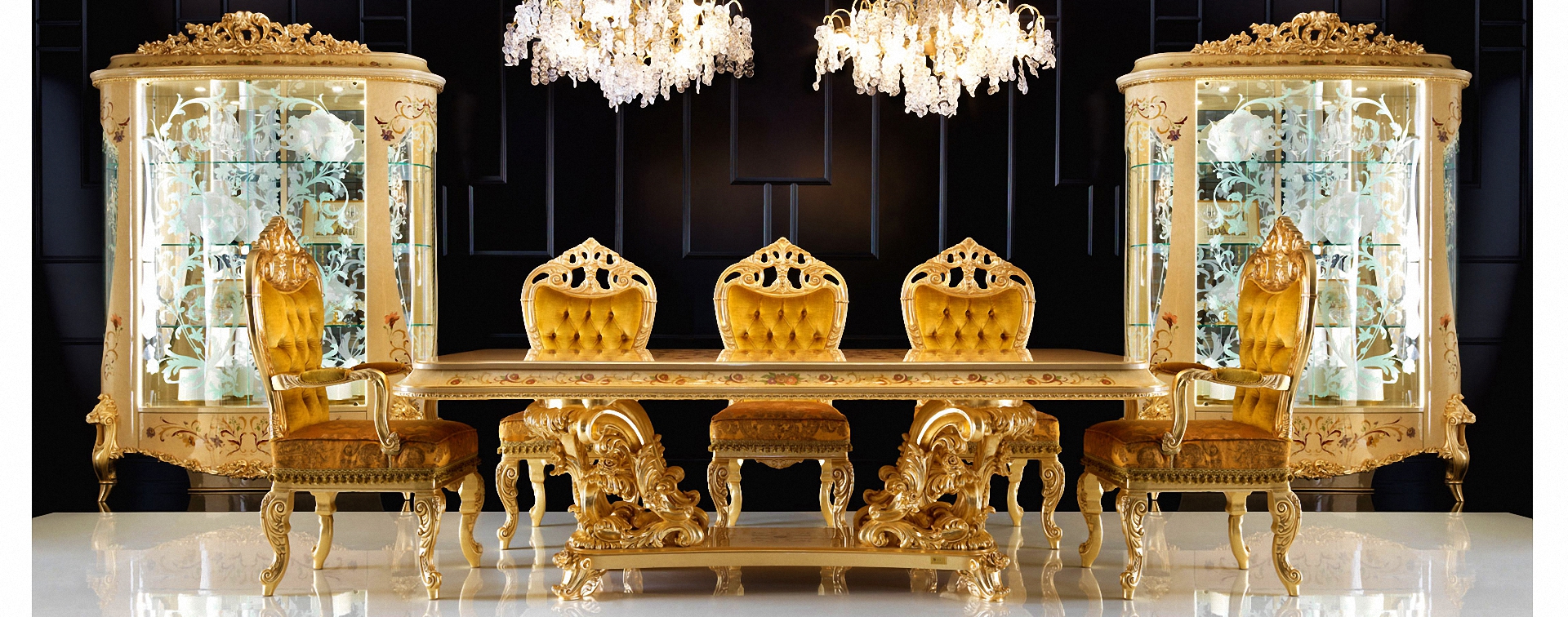 BÀN GHẾ ĂN CỔ ĐIỂN - Banner