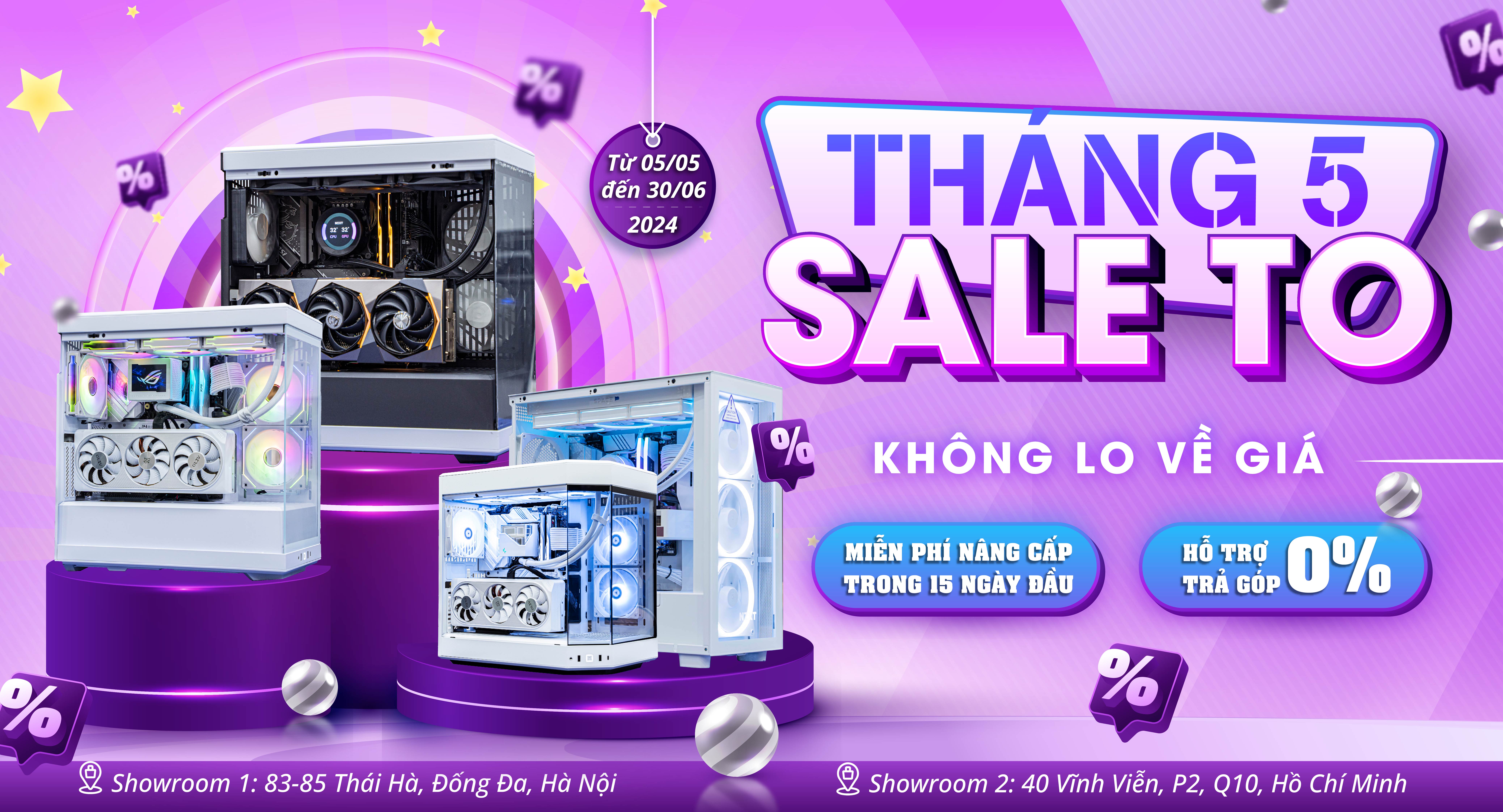 TTG PC Sale tháng 5