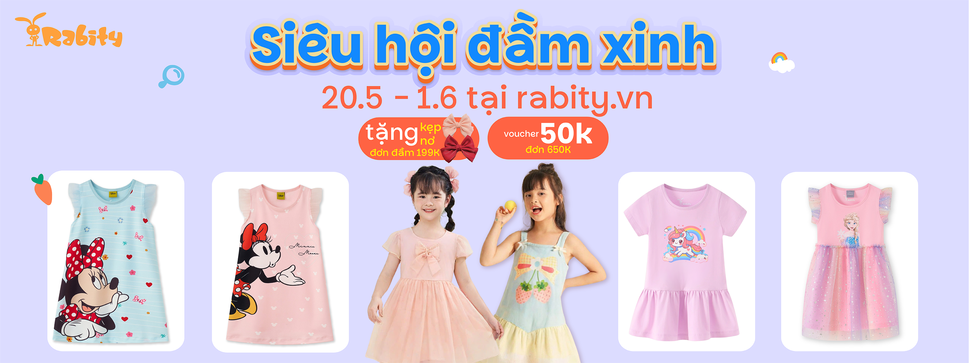 đầm váy bé gái