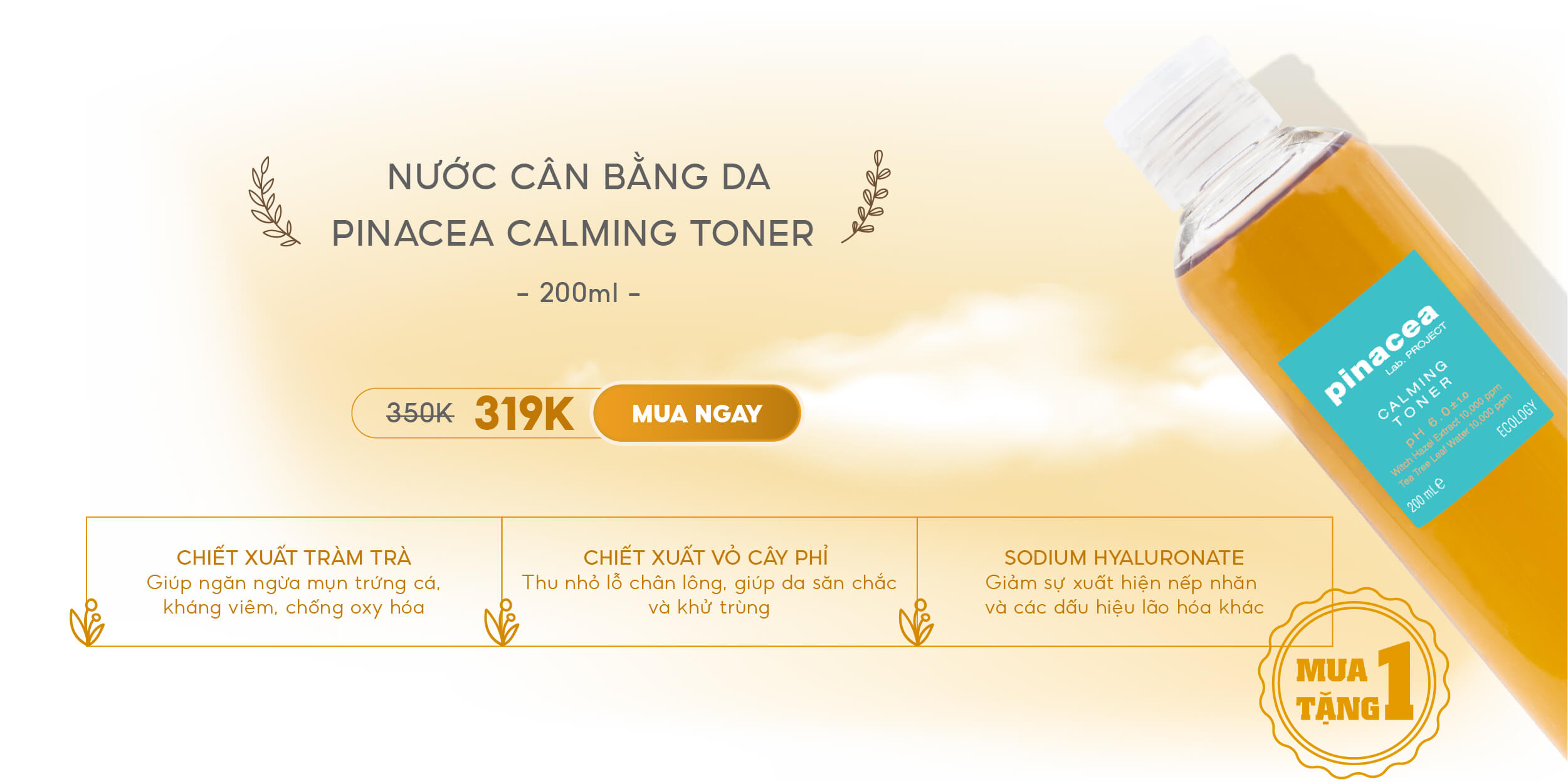 Sữa rửa mặt Pinacea Cleansing Solution - 150ml