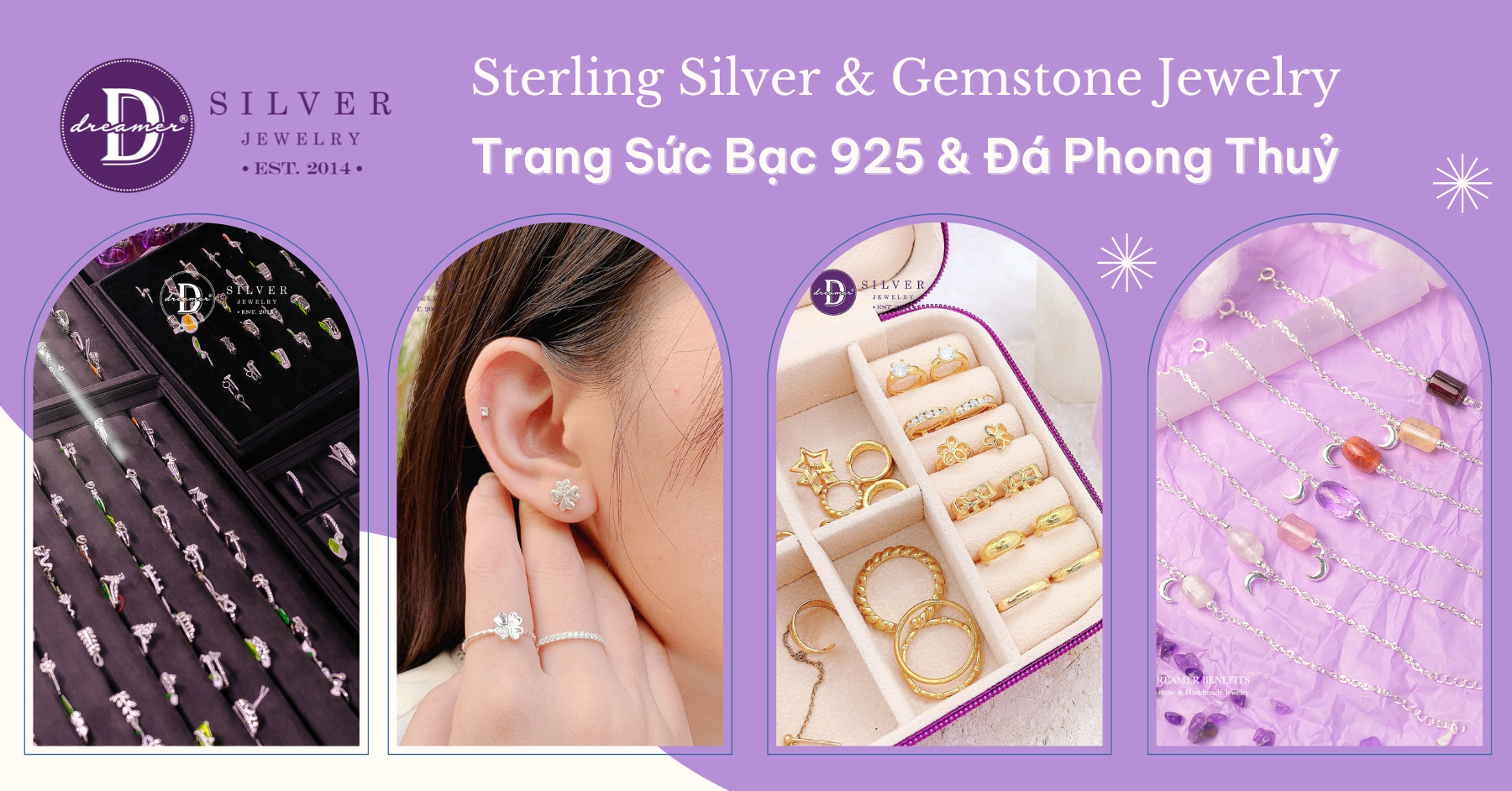 Engravable Jewelry - Handmade Sterling Silver Personalised Jewelry - Trang Sức Khắc Chữ Theo Yêu Cầu