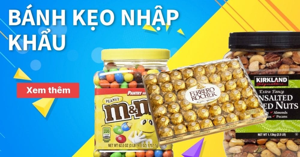 bánh kẹo nhập khẩu