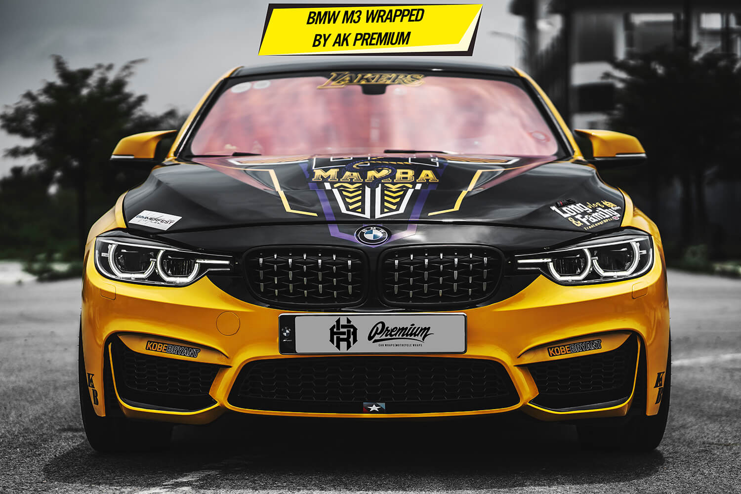BMW M3 Wrap by AK Premium