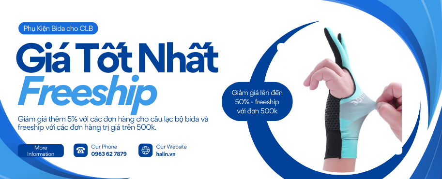 halin.vn - phim xếp bi - phụ kiện bida - văn phòng phẩm