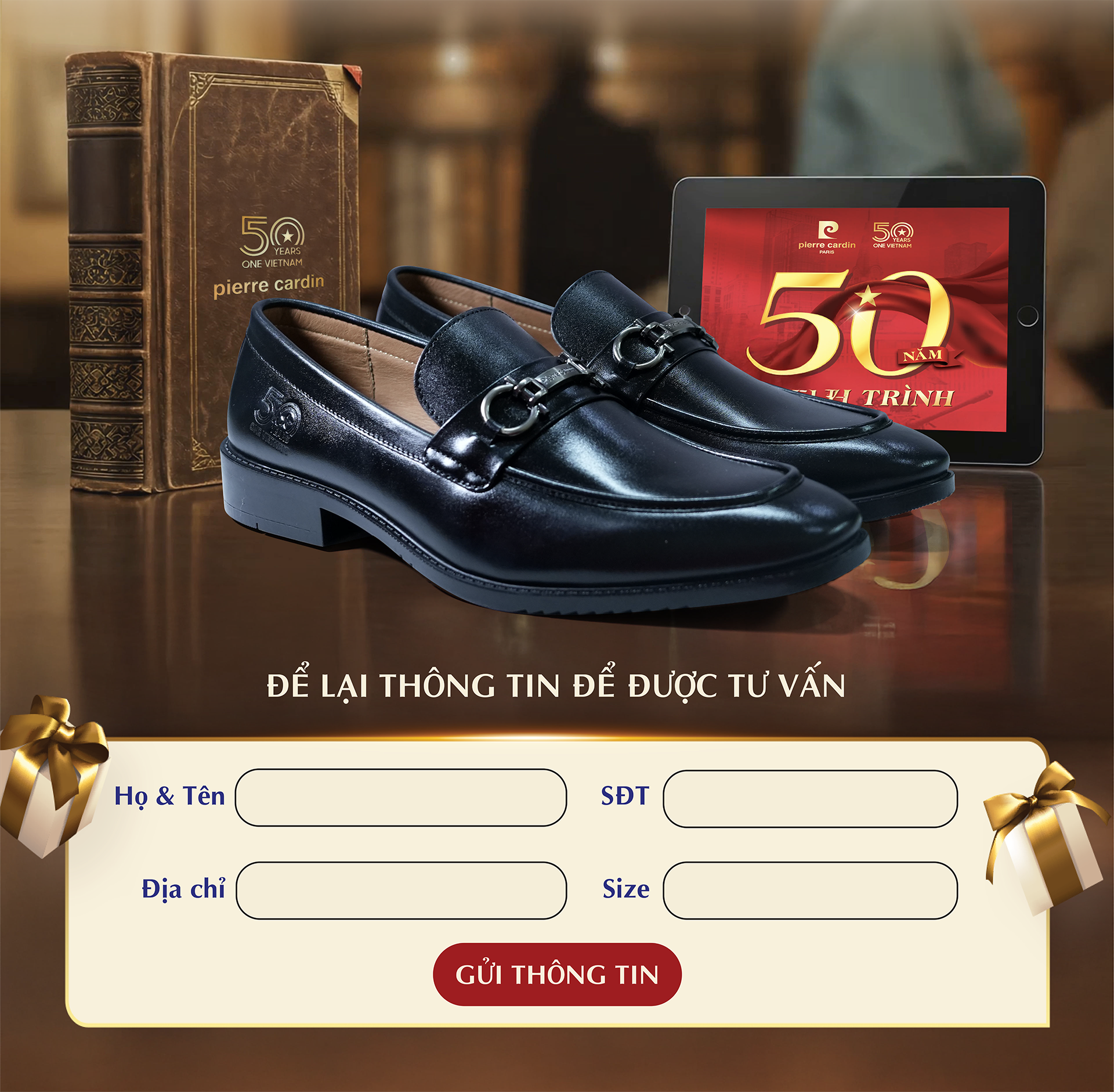 Pierre Cardin Paris Vietnam | CHƯƠNG TRÌNH ĐẶT TRƯỚC: MẪU GIÀY PHIÊN BẢN ĐẶC BIỆT - KỶ NIỆM 50 NĂM NGÀY THỐNG NHẤT ĐẤT NƯỚC (1975 - 2025)