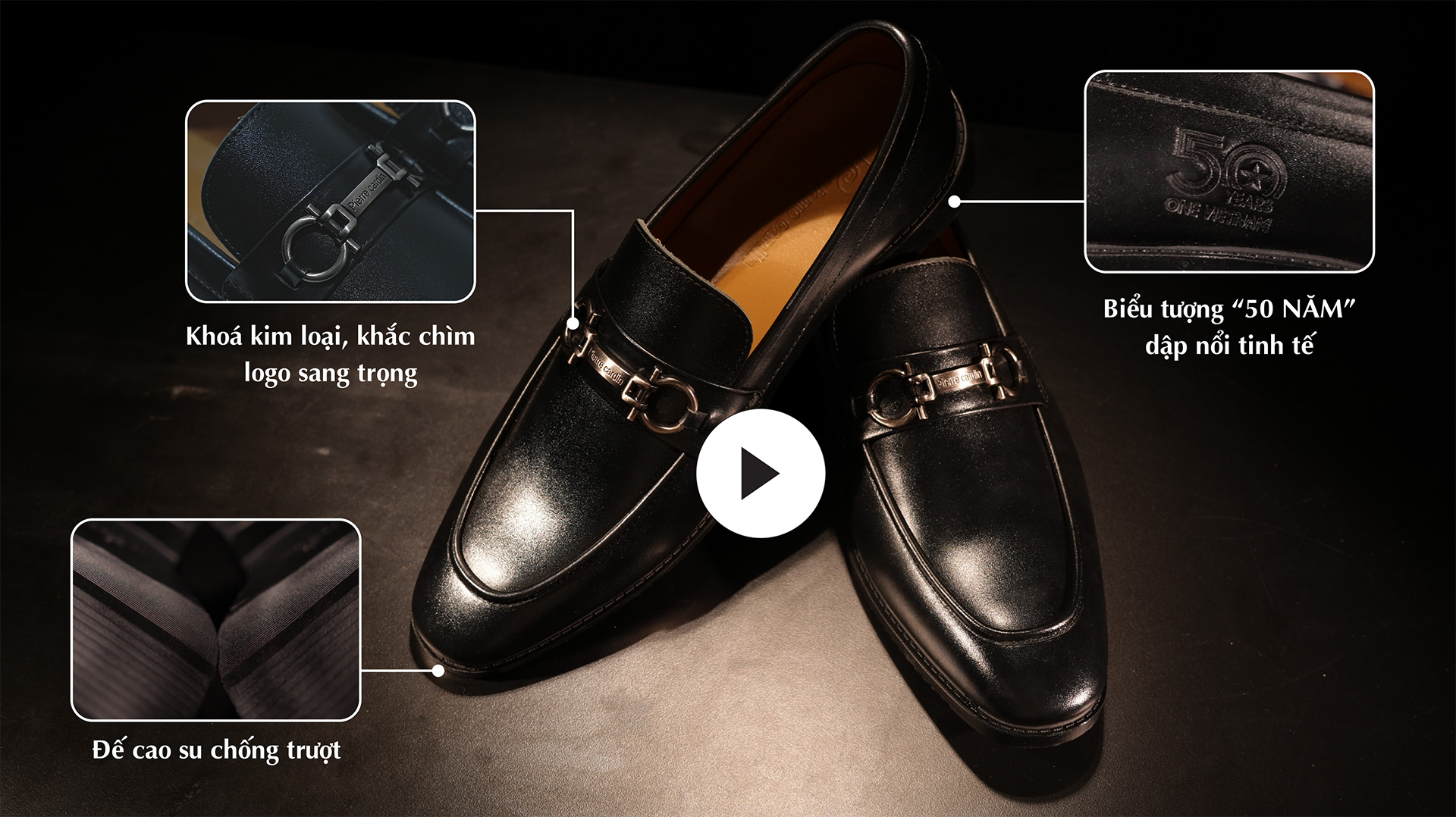 Pierre Cardin Paris Vietnam | Giày Horsebit Loafer Phiên Bản Đặc Biệt Pierre Cardin - PCMFWLI 805