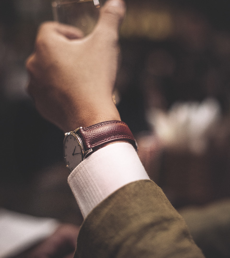 Dây Da Đồng Hồ Nam Cao Cấp