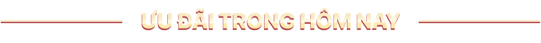 Ưu đãi trong hôm nay