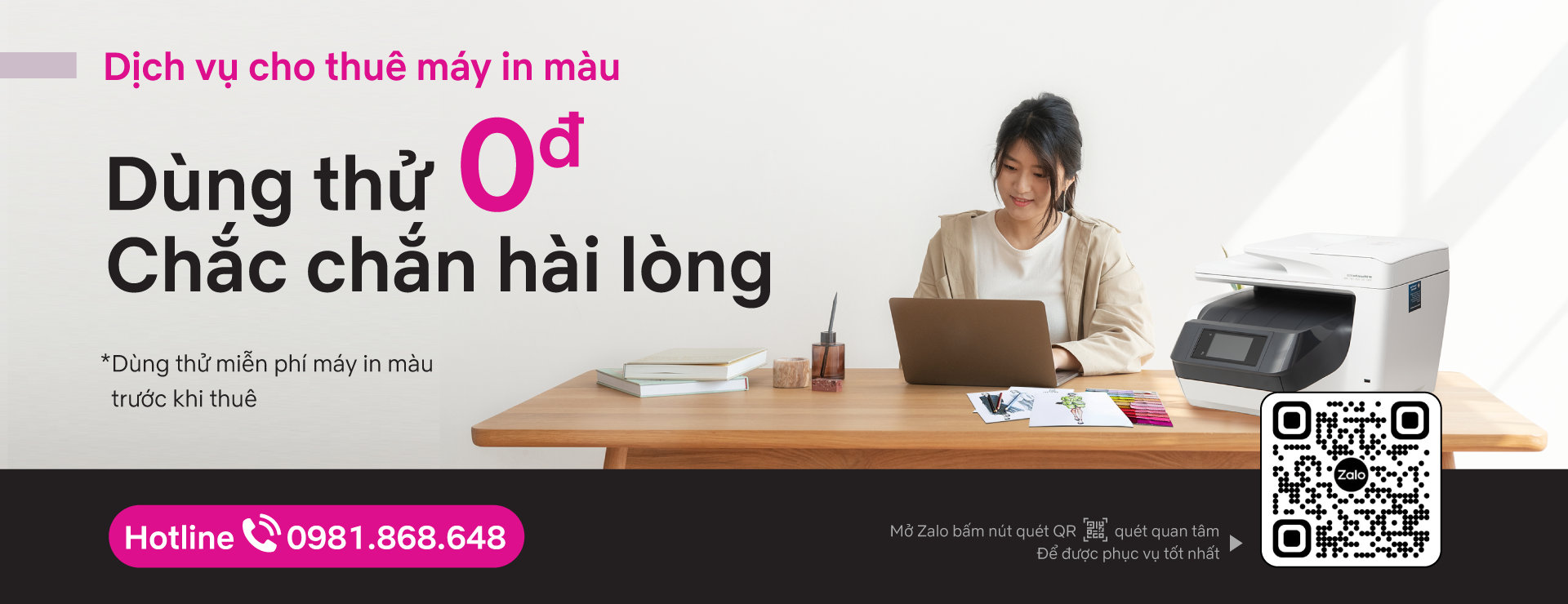 PrintLogic - Đăng ký sử dụng máy in màu Miễn Phí
