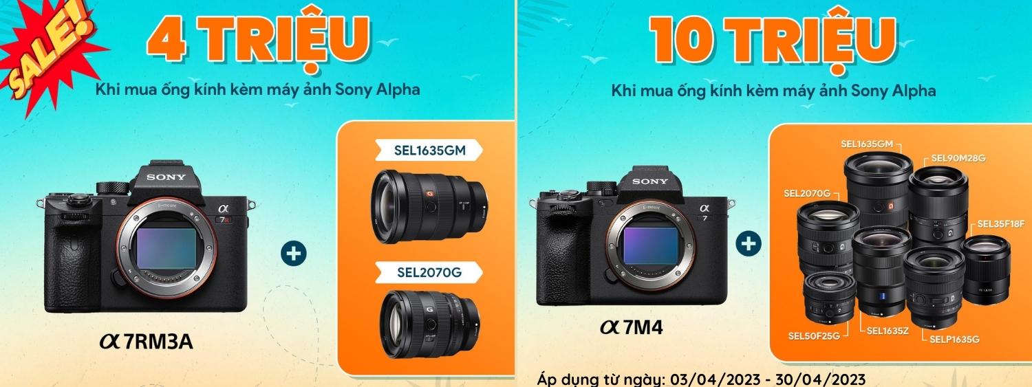 Cực Sốc Với Chương Trình Khuyến Mãi Khi Mua Sony A7 Mark IV và Sony A7 Mark III Tại PhuQuangKts