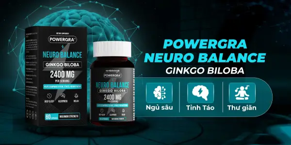 Viên uống bổ não, tăng cường trí nhớ Powergra Neuro Balance