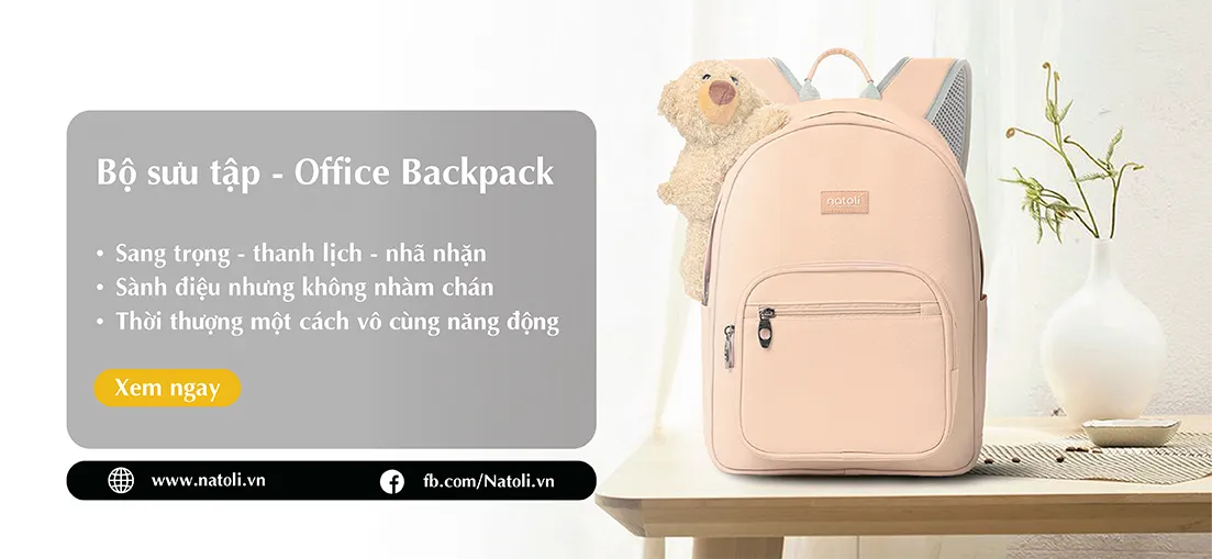 bộ sưu tập balo từ natoli office