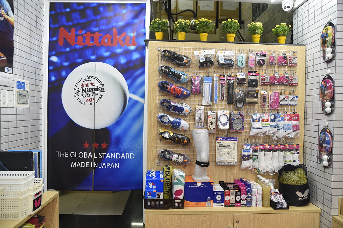 Đơn vị phân phối chính hãng trang thiết bị, dụng cụ bóng bàn thương hiệu Butterfly, Yasaka, Nittaku, TSP, Victas