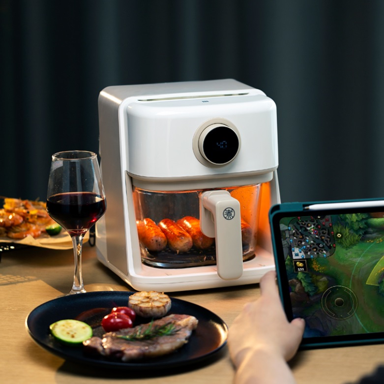 Chỉ ~800k, sở hữu ngay nồi chiên không dầu xiaomi với thiết kế nhìn xuyên không, sang chảnh