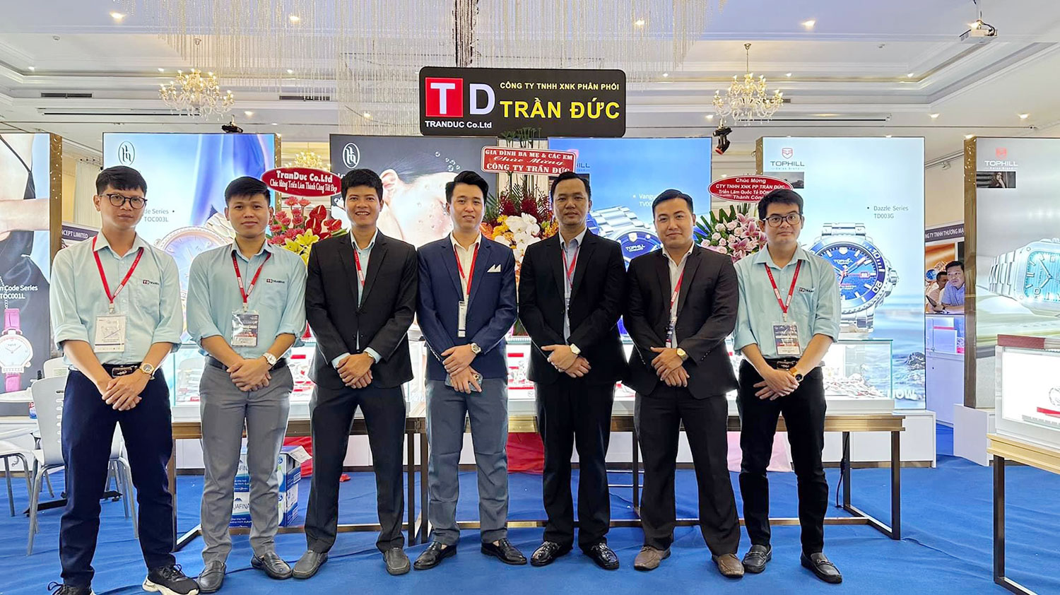 Trần Đức dự triển lãm quốc tế đồng hồ Việt Nam 2023
