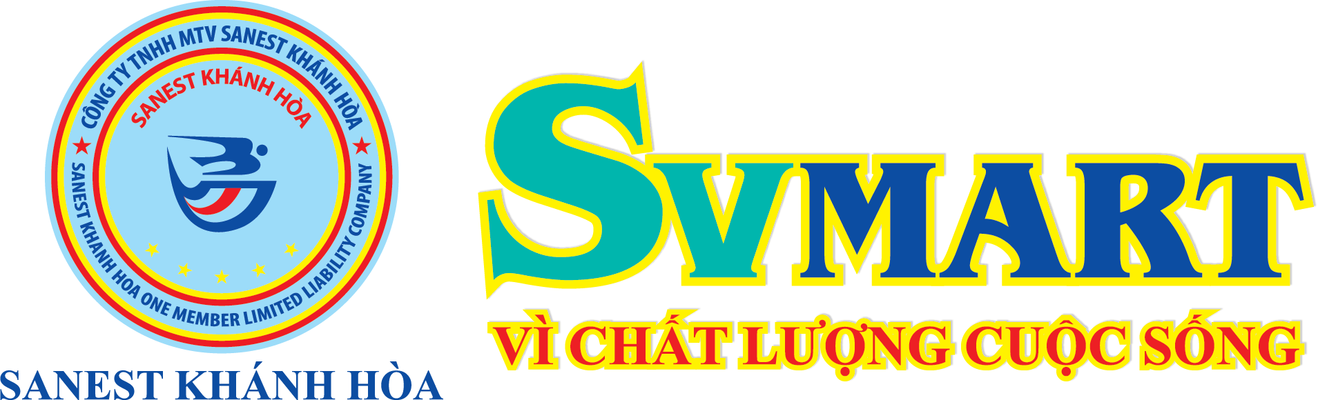 logo Cửa hàng SVMart - Vì chất lượng cuộc sống