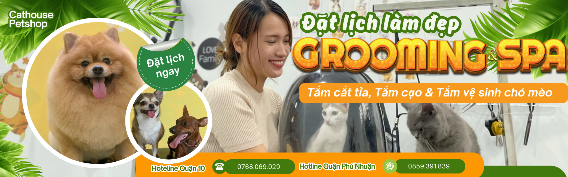 Grooming&Spa thú cưng