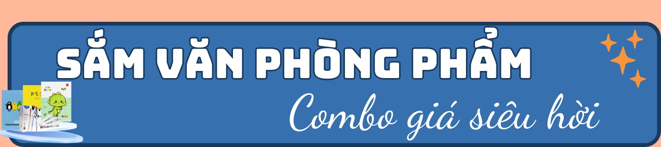 Sắm văn phòng phẩm - Combo giá siêu hời