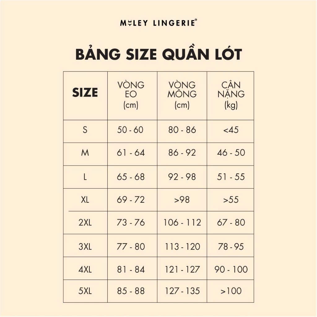 Hướng dẫn chọn size 2