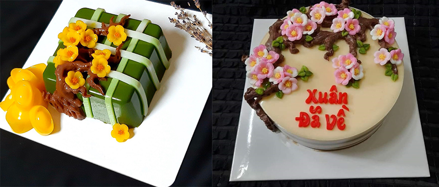 Khuôn rau câu hoa mai hoa đào