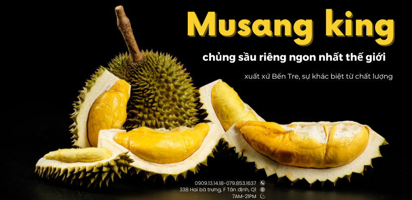 Sầu riêng MusangKing - Thế giới trái cây