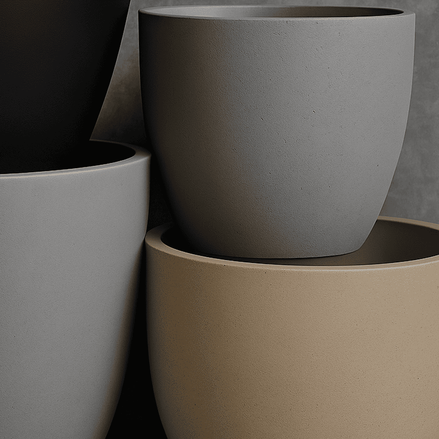 Aurora Pots Composite Material