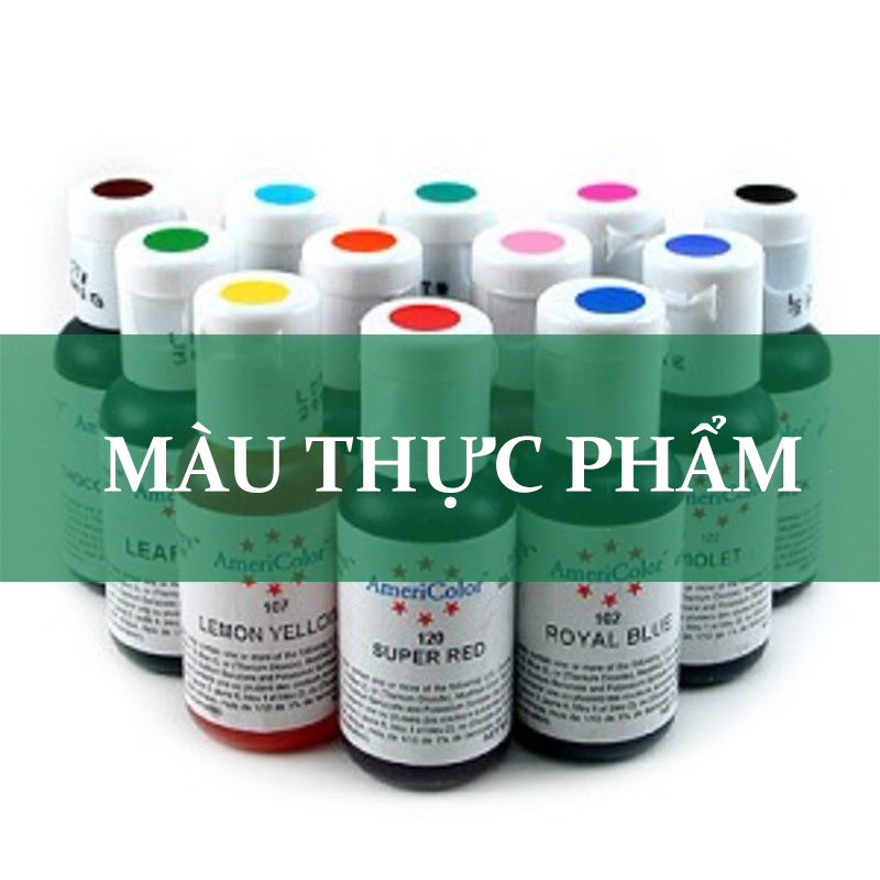 màu thực phẩm
