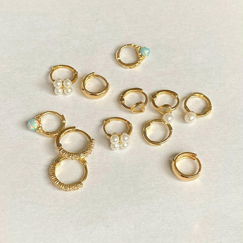 14K Hoop earrings