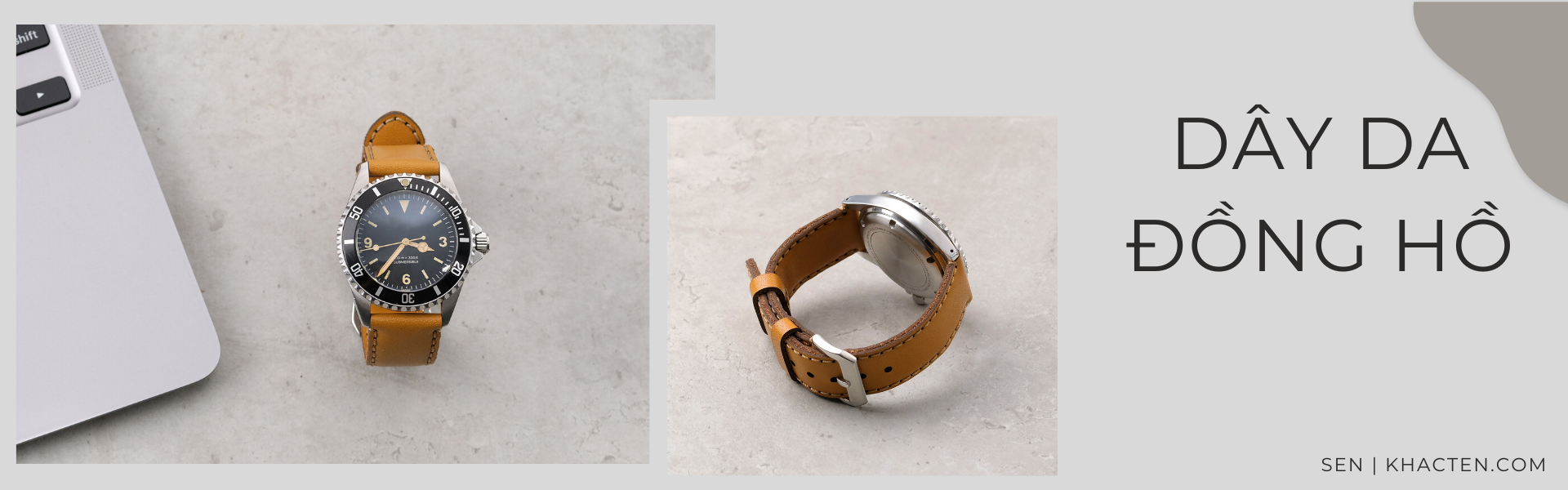 Dây da đồng hồ