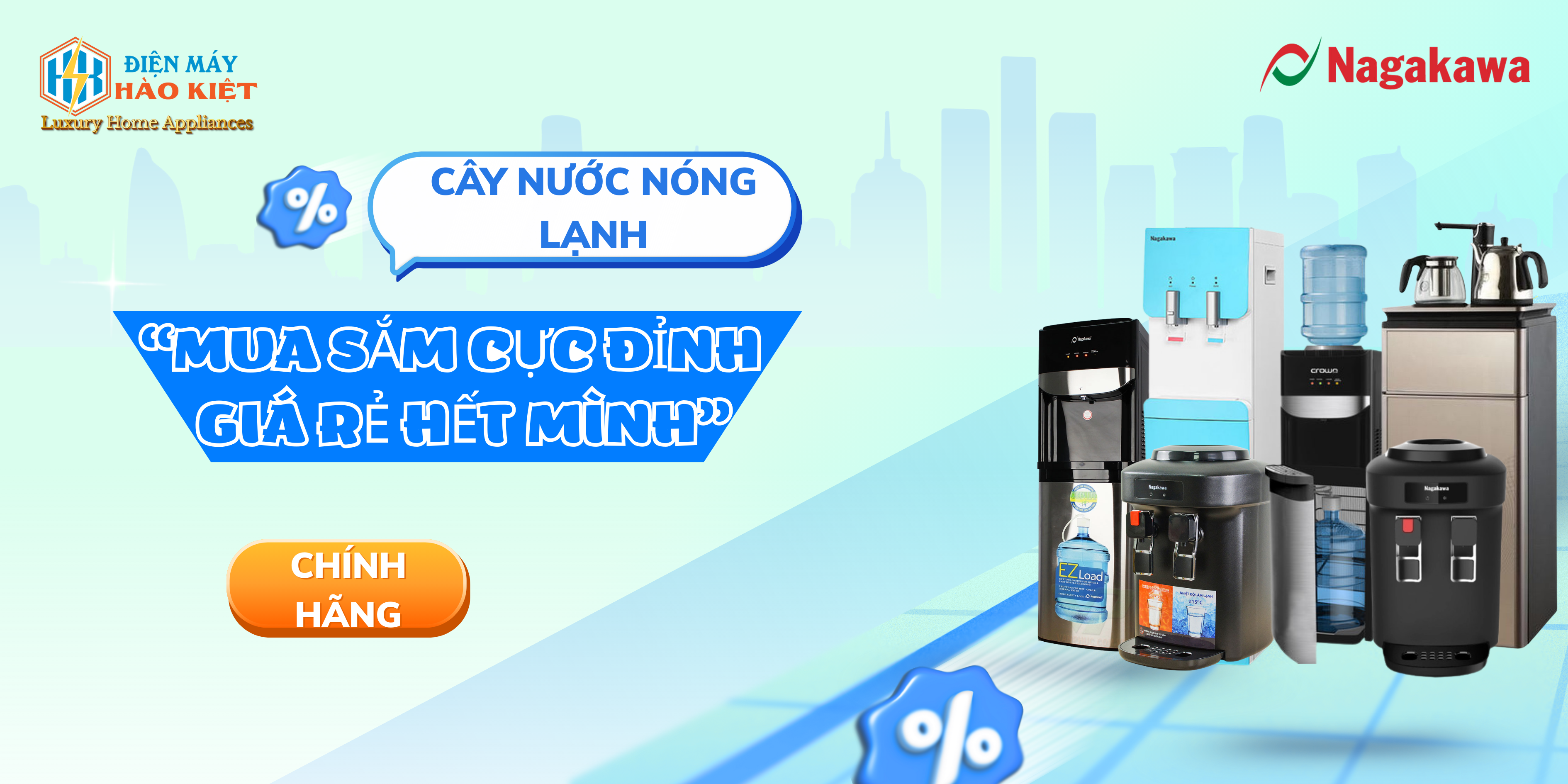 Cây Nước Nóng Lạnh Nagakawa