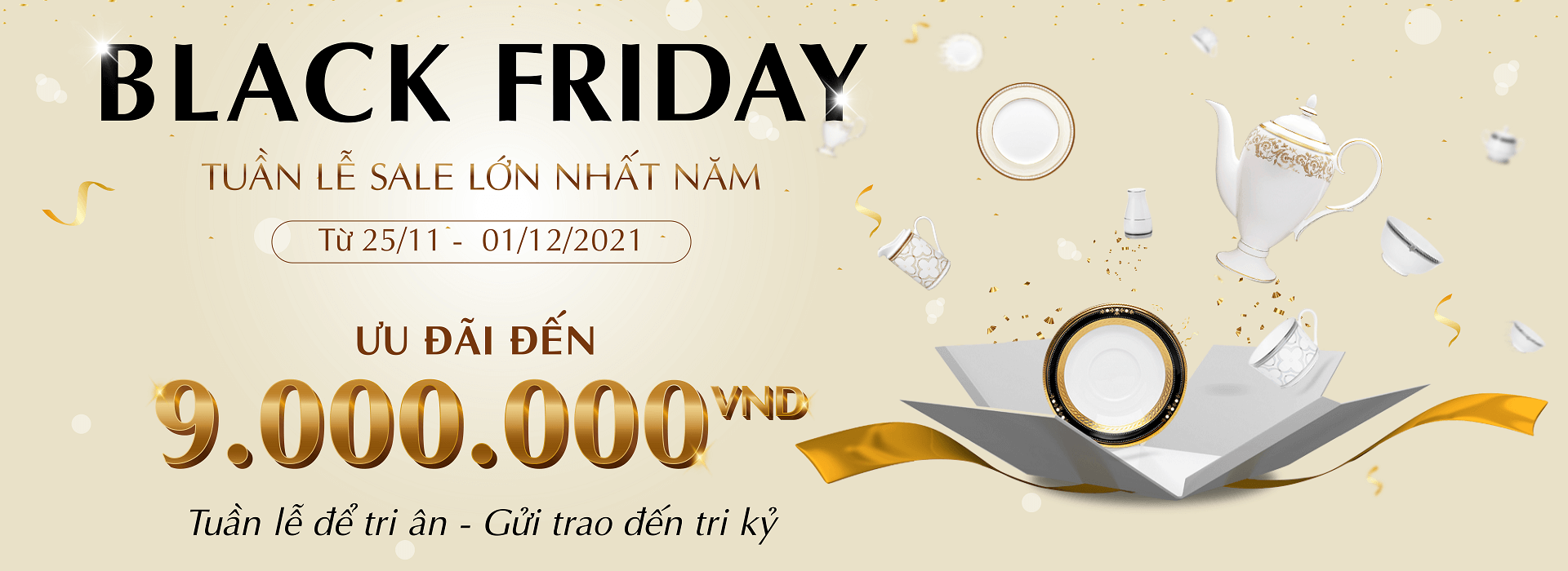 BLACK FRIDAY: TUẦN LỄ VÀNG - SẮM ĐỒ SANG